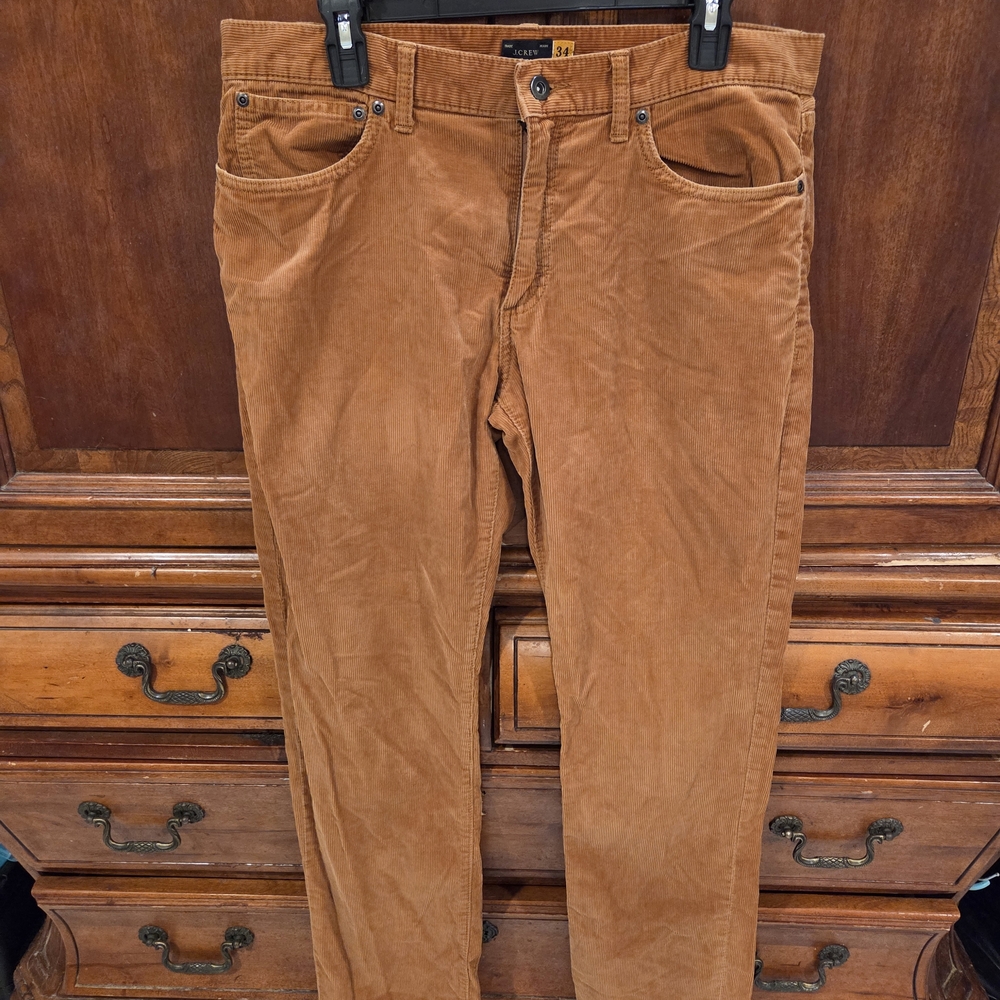 J. Crew Men's Tan Corduroy Pants